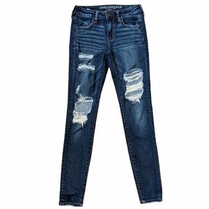 American Eagle high rise super stretch size 4